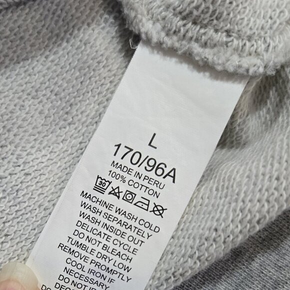 Kate Spade Rain or Shine Gray Elbow Sleeve Sweatshirt Sequin Cloud Whimsical - Picture 9 of 9